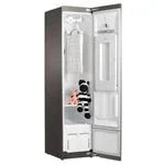 LG Styler Smart Wi-Fi enabled Steam Closet with TrueSteam open view.