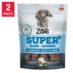 Zoe Super Bars Salmon Recipe in 2/2lb bags for dogs.