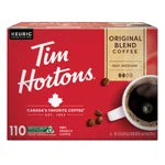 Tim Hortons Coffee Original Blend K-Cup Pod 110-count packaging.