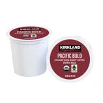 Kirkland Signature Coffee Organic Pacific Bold K-Cup Pods, 120-count pack.