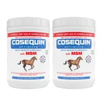 Cosequin Optimized Formula with MSM Equine Powder, 3 lb Tub, 2-pack for horses.