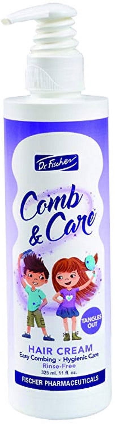 Dr. Fischer Hair Detangler Leave-In Cream for Children, 11 fl.oz., gentle detangler for all hair types.